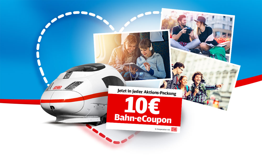 Ferrero Reisefieber mit 10 Euro Bahn-eCoupno