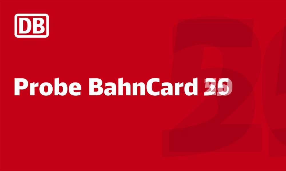 Probe-BahnCard 25/50